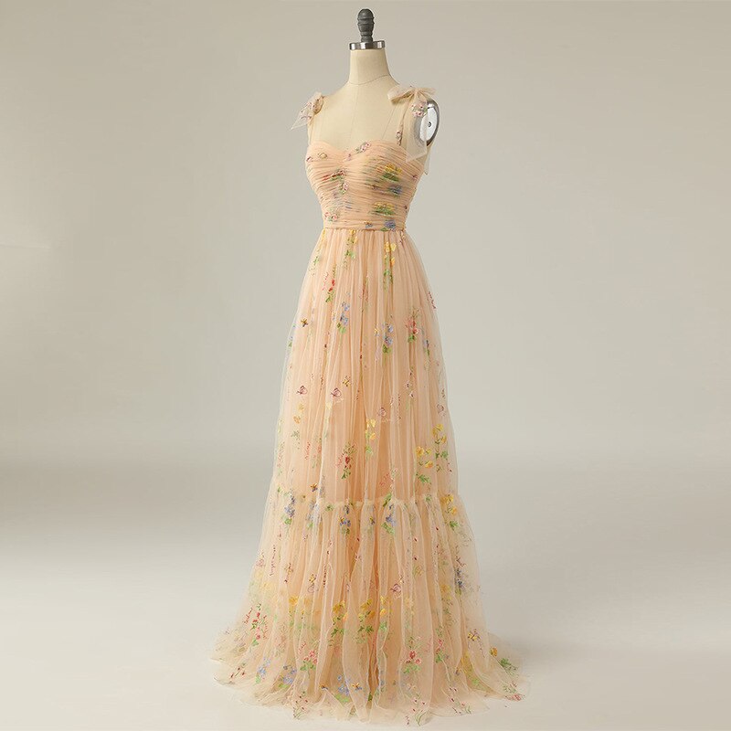 A-Line Sweetheart Spaghetti Straps Prom Dress/Evening Dress in Silk-li –  Newinlook